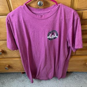 A pink colored t-shirt